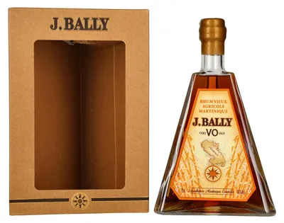Image de J. Bally Rhum Vieux Agricole Martinique VO 45% Vol. 0,7l en boîte cadeau