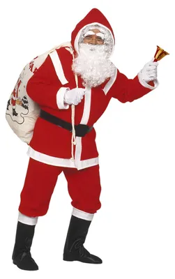 Obrázek produktu pro Flanelový kostým Santa Claus kompletní kostým Otce Vánoc M/L