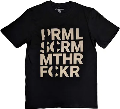 Obrázek produktu pro Primal Scream - Tričko "Muthafucka" pro muže/dámy Uni RO2915 (L) (Black)