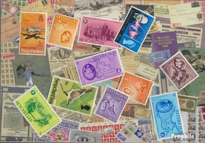 Produktbild von Briefmarken Seychellen 10 verschiedene Marken