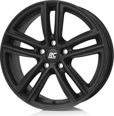 Produktbild von 17 Zoll Alufelge RC Design RC27 17"x7" 5x112 PCD ET40 57,1mm Felge Matt Schwarz