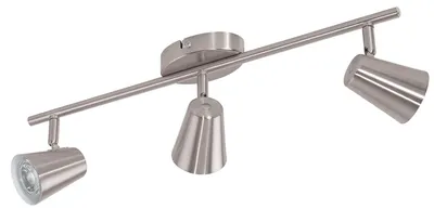 Produktbild von Eglo LED Deckenleuchte Strahler Travale 2 Nickel matt 3 x 3,3W GU10 720lm warmweiß 3000K schwenkbar