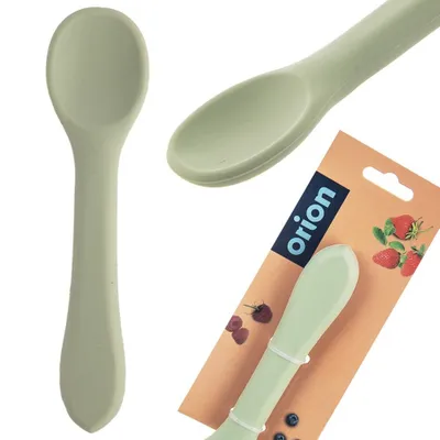 Produktbild von Orion Kinderlöffel Silikonlöffel Babylöffel Kleinkindlöffel Löffel für Kinder aus Silikon 14 cm
