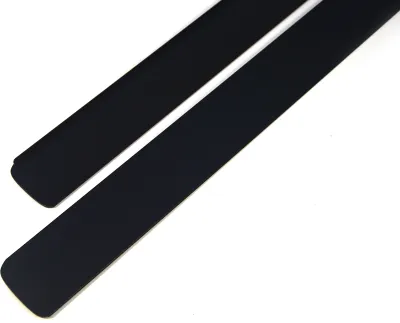 Produktbild von IHC Endleiste Winkelleiste Seiteleiste Arbeitsplatte Küche Schwarz 38mm Aluminium ohne Schraubenlöcher Links+Rechts