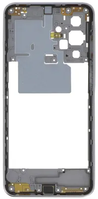 Zdjęcie produktu dla Clappio, zamienna obudowa środkowa do Samsunga Galaxy A17 4G, szara