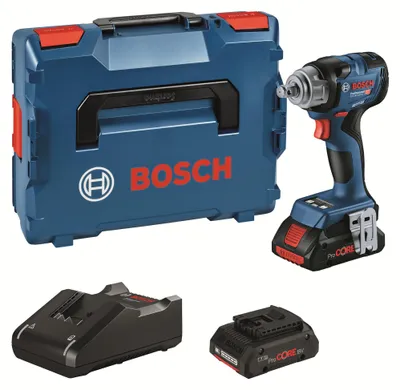Obrázok produktu pre Bosch GDS 18V-330 HC PROFESSIONAL, Rázový uťahovák, Čierna, Modrá, Červená, 1/2", 2800 ot/min, 560 Nm, 1200 ot/min