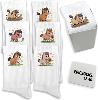 Produktbild von epicsocks Pony Love Socken in 42-46 im