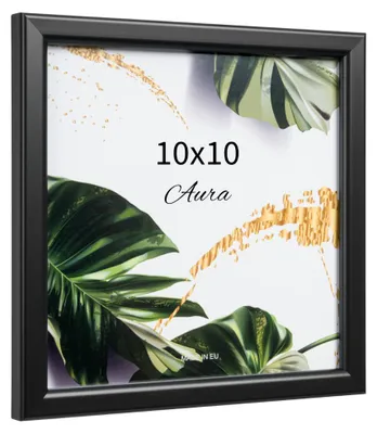 Produktbild von Ertom Aura Quadratischer Fotorahmen Schwarz 10x10 cm