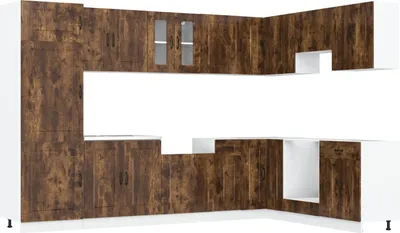 Produktbild von Möbel Küchenschrank "Kalmar" mit Doppelspülen Rauchesche Holzwerkstoff - Küchenschränke 3315006
