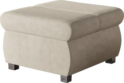 Produktbild von MIRJAN24 Polsterhocker Bangkok Klein, Moderne Sitzhocker vom Hersteller, Holzkonstruktion, 60x60x39 cm (Farbe: Uttario Velvet 2979)