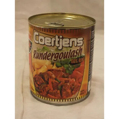 Produktbild von Coertjens Rundergoulash 850g Konserve (Rindergulasch)