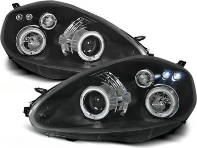 Obrázok produktu pre LED Angel Eyes svetlomety pre Fiat Grande Punto 05-08 čierne