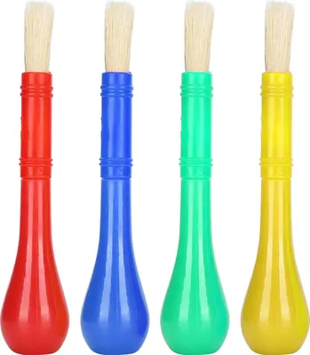 Produktbild von 4-teiliges Malwerkzeug-Malpinsel-Set für Kinder, frühes Lernen, DIY-Öl-Aquarell-Acryl-Pinsel-Set