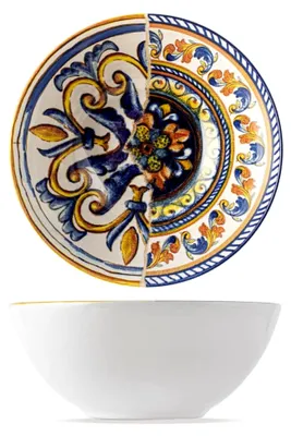 Produktbild von Set aus 6 Schalen Positano aus Steinzeug, 16 cm
