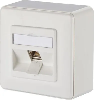 Immagine prodotto di METZ CONNECT 1309110002-E Presa di corrente RJ-45 Bianco (1309110002-E-90)