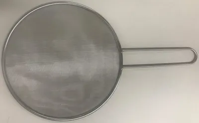 Spritzschutzdeckel aus Edelstahl, 25 cm, rund