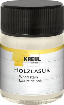 Produktbild von KREUL Holzlasur Weiß 50 ml 4000798785017