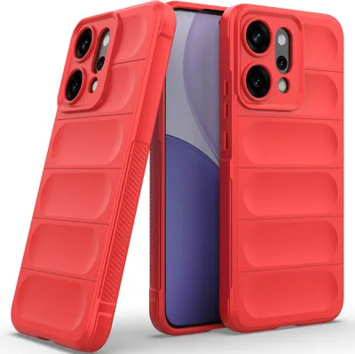 Image de Etui pour Oppo Reno14 Pro Soft TPU Silicone Shockproof Protective Case Rouge