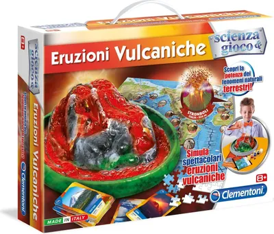 Produktbild von Clementoni Eruzioni Vulcaniche, Experimentier-Set, Geologie, 8 Jahr(e)