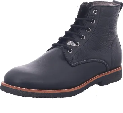 Produktbild von Panama Jack Herren Stiefel German Igloo C1 aus Leder, schwarz, wasserdicht, Warmfutter Lammfell