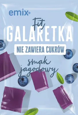 Obrázek produktu pro Emix Galaretka o smaku jagodowym bez cukru 25 g