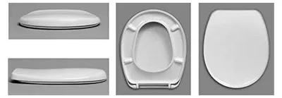 Produktbild von WC-Sitz mit Edelstahlscharnier pergamon