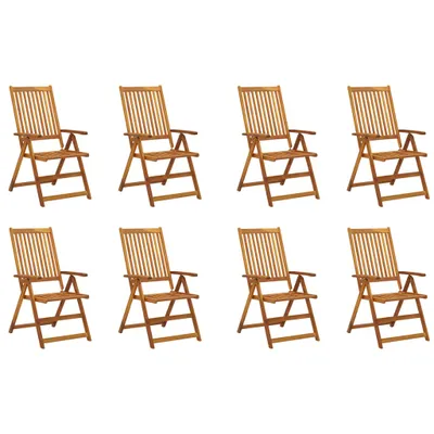 Produktbild von VidaXL 3075067, Terrasse, Gepolsterter Sitz, Akazienholz, Polyester, 570 mm, 690 mm
