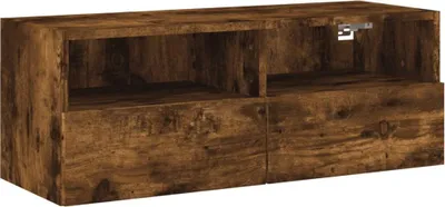 Produktbild von vidaXL TV-Wandschrank Räuchereiche 80x30x30 cm Holzwerkstoff