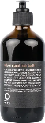 Produktbild von OWAY Silberstahl-Haarbad neutralisierendes Shampoo gegen Gelbfärbung 240 ml