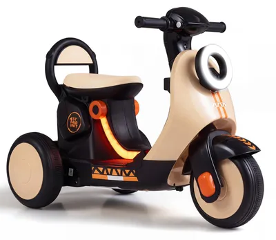 Productafbeelding van COSTWAY 6V elektrische kinderfiets voor kinderen van 3-5 jaar, driewieler met voor- en achteruitversnelling, snelheid 3 km/u, elektrische voertuig geschikt tot 30 kg