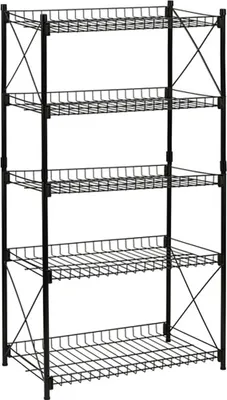 Obrázek produktu pro Confortime 5-patrový kovový regál 52x34x110 cm Jedna velikost