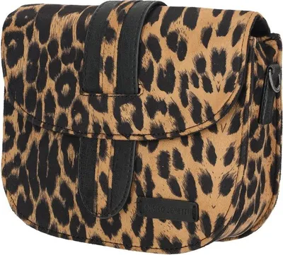 Produktbild von Christian Wippermann kleine leichte Damen Tasche Schultertasche Umhängetasche Crossbody Bag Leder Optik Handtasche Camel