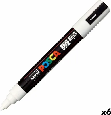 Image de Uni-Ball PC-5M marqueur Pointe ogive Blanc