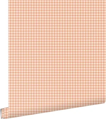 Obrázek produktu pro ESTAhome tapeta s kostkovaným vzorem oranžová 50 x 900 cm