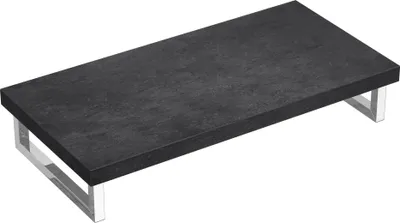 Immagine prodotto di doporro Mensola Sospesa per Lavabo da Appoggio 50x100 cm in Legno Effetto Cemento Grigio, Consolle da Parete per Bagno con Staffe, Mobile da Bagno Design Industriale Platte03