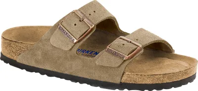 Produktbild von Birkenstock Arizona Wildleder Taupe Schmales Fußbett - Pantoffel - 951303
