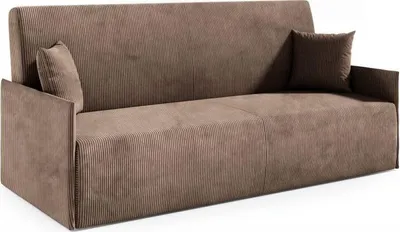 Produktbild von LIKMA Braun Ausziehbar 3 Sitzer Sofa Olita 197x93x85 cm Schlaffunktion Bettzeugbehälter Sofa mit Bettfunktion Schlafsofa Couchgarnitur Sofas & Couches Stoff Anafi 6