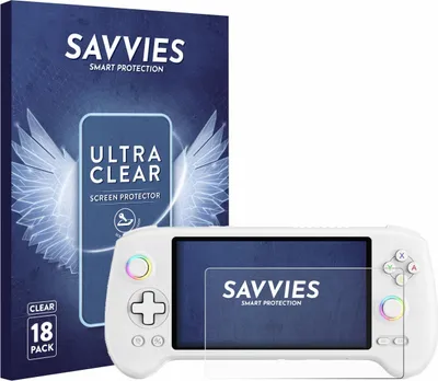 Produktbild von 18x Für Anbernic RG556 Schutzfolie Savvies Displayschutz Display Schutz Folie Klar Transparent