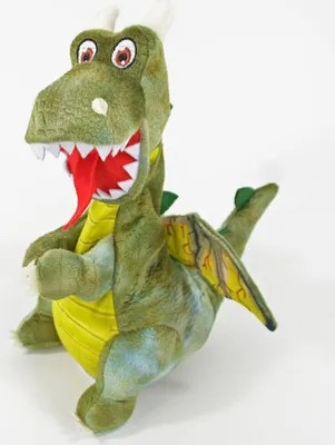 Produktbild von Kögler Labertier Plüsch Drache Zuko plappert alles nach und tanzt Wackelkopf