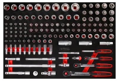 Produktbild von KS Tools 811.0139, Steckschlüssel-Satz, 139 Kopf/Köpfe, 8,3 kg