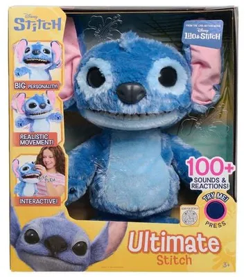 Immagine prodotto di Just Play Disney Stitch: peluche interattivo, circa 43 cm, con più di 100 suoni