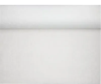 Produktbild von Papiertischtuch mit Damastprägung 100 m x 1 m weiss