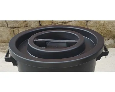 Obrázek produktu pro Víko na kontejner 100/120 l černé