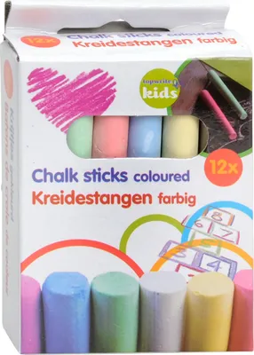Produktbild von Farbige Schulkreide, 12 Stk