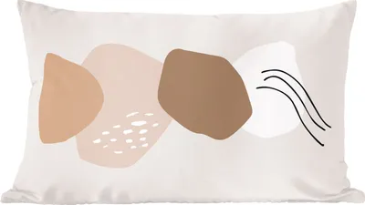 Produktbild von MuchoWow® Zierkissen Sofakissen Wohnzimmer Dekokissen 50x30 cm Sommer - Grau - Farbe - Wohnzimmerdekoration - Polster mit Photo
