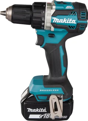 Produktbild von Makita DDF484RTJ Akku-Bohrschrauber 18V, inkl. 2x 5,0Ah Akku & Netzteil