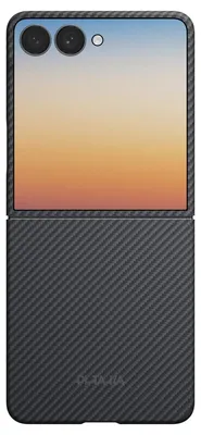 Obrázok produktu pre Pitaka Edge Case, čierny/sivý - Samsung Galaxy Z Flip8 (FBFLIP8)