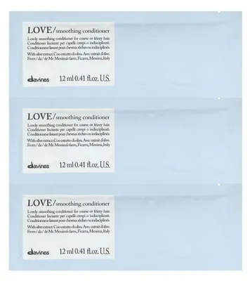 Produktbild von Davines, Love Smoothing, Haarspü lung, 12 Stü ck, 12 ml