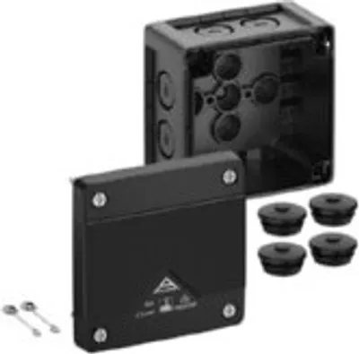 Obrázek produktu pro Spojovací skříňka - Přisazená krabice 92x92mm Abox Pro 025-L/sw