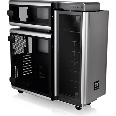 Produktbild von Thermaltake Level 20, Ultra Tower, PC, Aluminium, Schwarz, Grau, ATX, EATX, micro ATX, Mini-ITX, Aluminium, Gehärtetes Glas, Gaming
